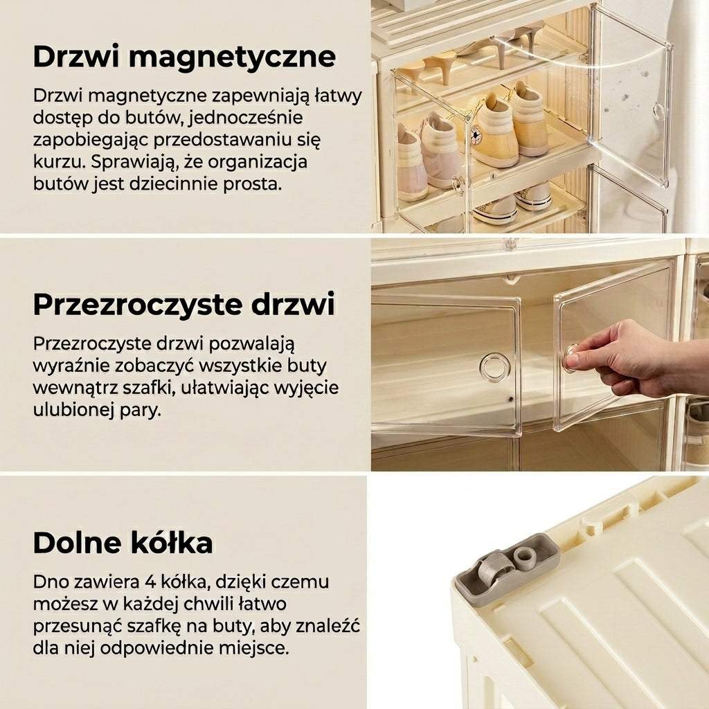 Składana Szafka | Montaż w Kilka Sekund Bez Narzędzi i Śrub