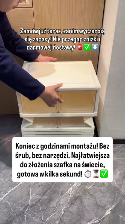 Składana Szafka | Montaż w Kilka Sekund Bez Narzędzi i Śrub