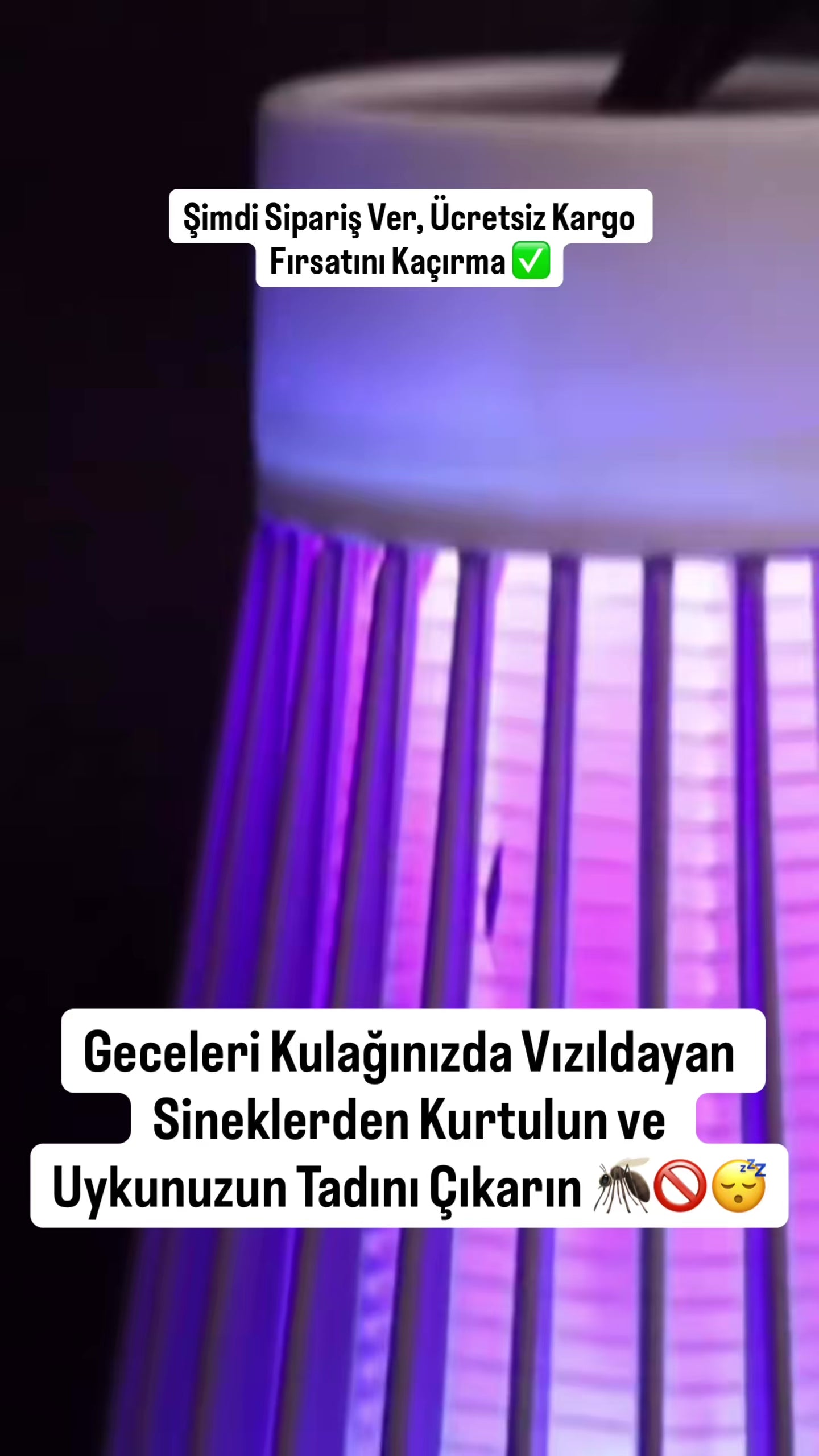 Yeni Nesil Akıllı UV Teknolojili Sinek Öldürücü Lamba - Kimyasalsız, Taşınabilir ve Ultra Sessiz
